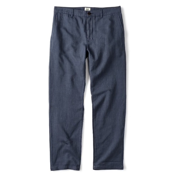Chino pants in cotton and linen