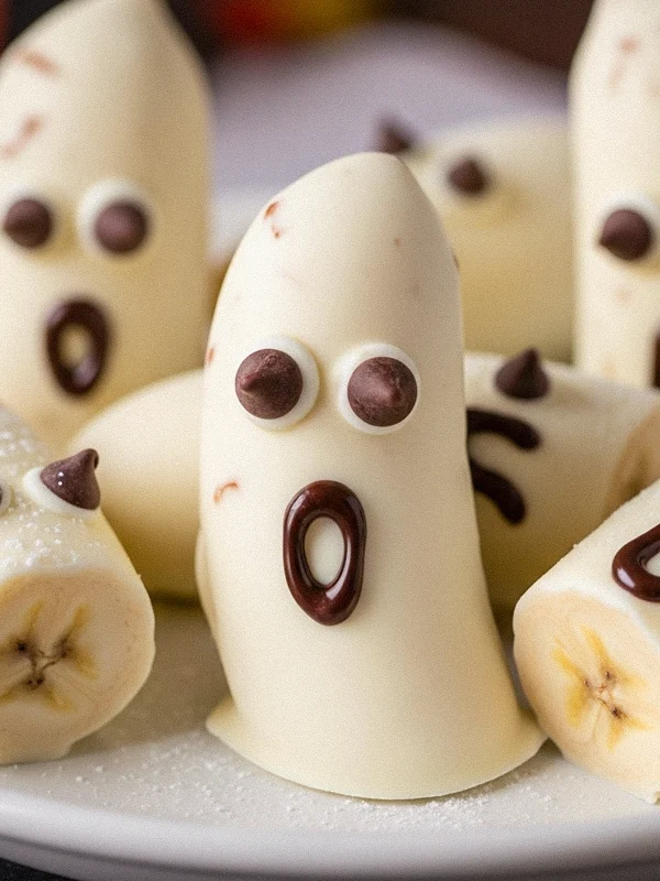 10 kid-friendly Halloween party food recipes for the whole family Ghostly bananas for Halloween