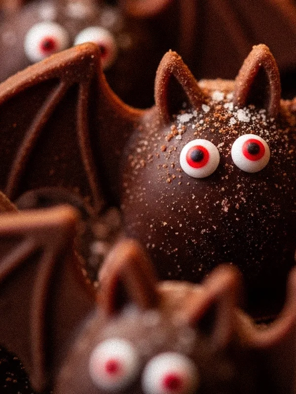 7 recipes suitable for Halloween parties for the whole family Chocolate bat bites