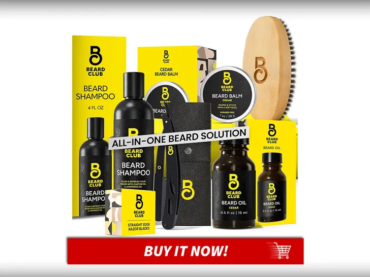 Beard Grooming Kit, Men's Beard Club and MAIN Men's Beard Grooming Kit