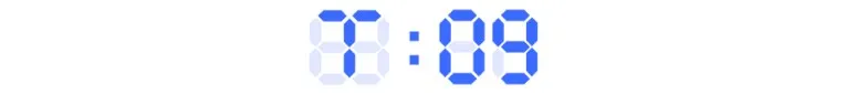 T-Minus: Countdown to the 10 best space stories of 2024 3 Digital clock displays 8:08 in blue numbers.