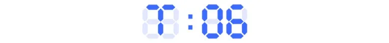T-Minus: Countdown to the 10 best space stories of 2024 9 The digital clock display shows the time 8:88 in blue numbers.