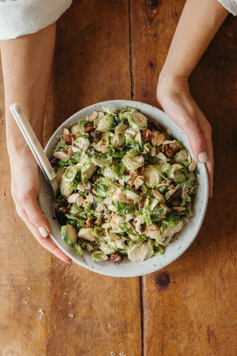 11 fiber-packed recipes to help reach your daily goal 3 Shaved Brussels Sprouts Salad with Lemon Vinaigrette