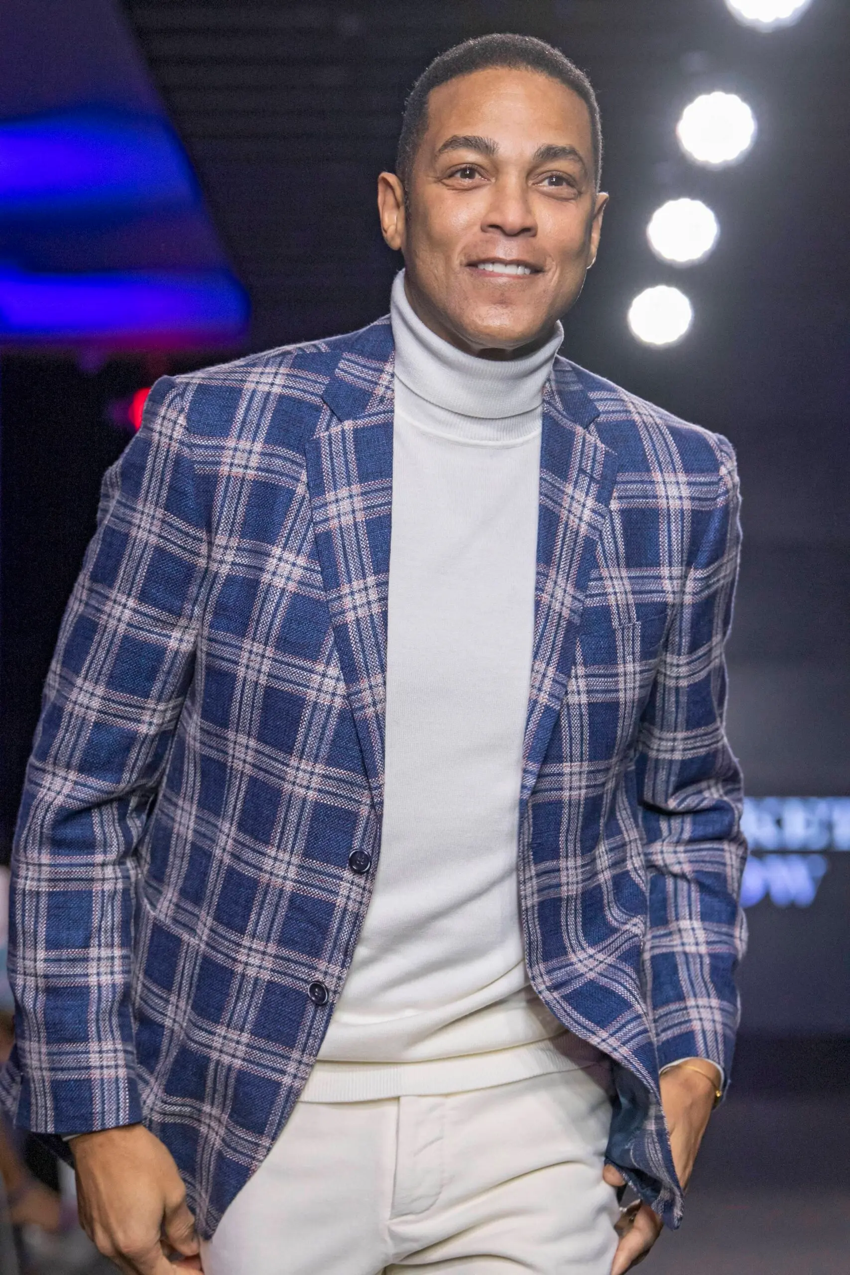 Don Lemon backlash erupted after Megyn Kelly's shocking remark 3 Don Lemon is wearing a blue jacket and smiling.