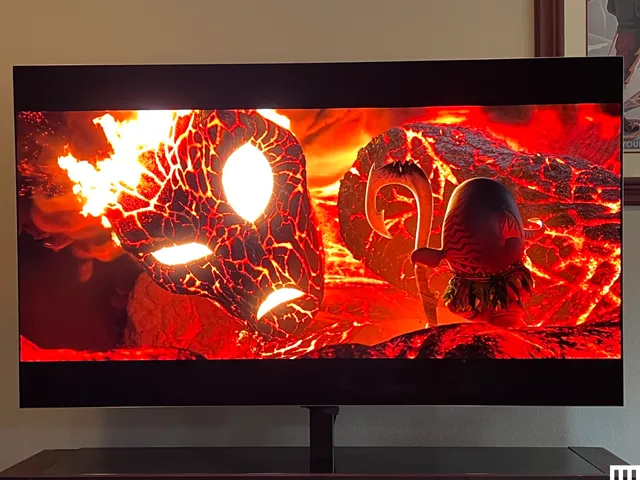 Image may contain: computers, electronics, equipment, monitor, monitor and television