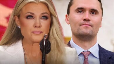 Erica Kirk did not sleep in her bedroom for weeks after Charlie was shot 1 Erica Kirk did not sleep in her bedroom for weeks after Charlie was shot