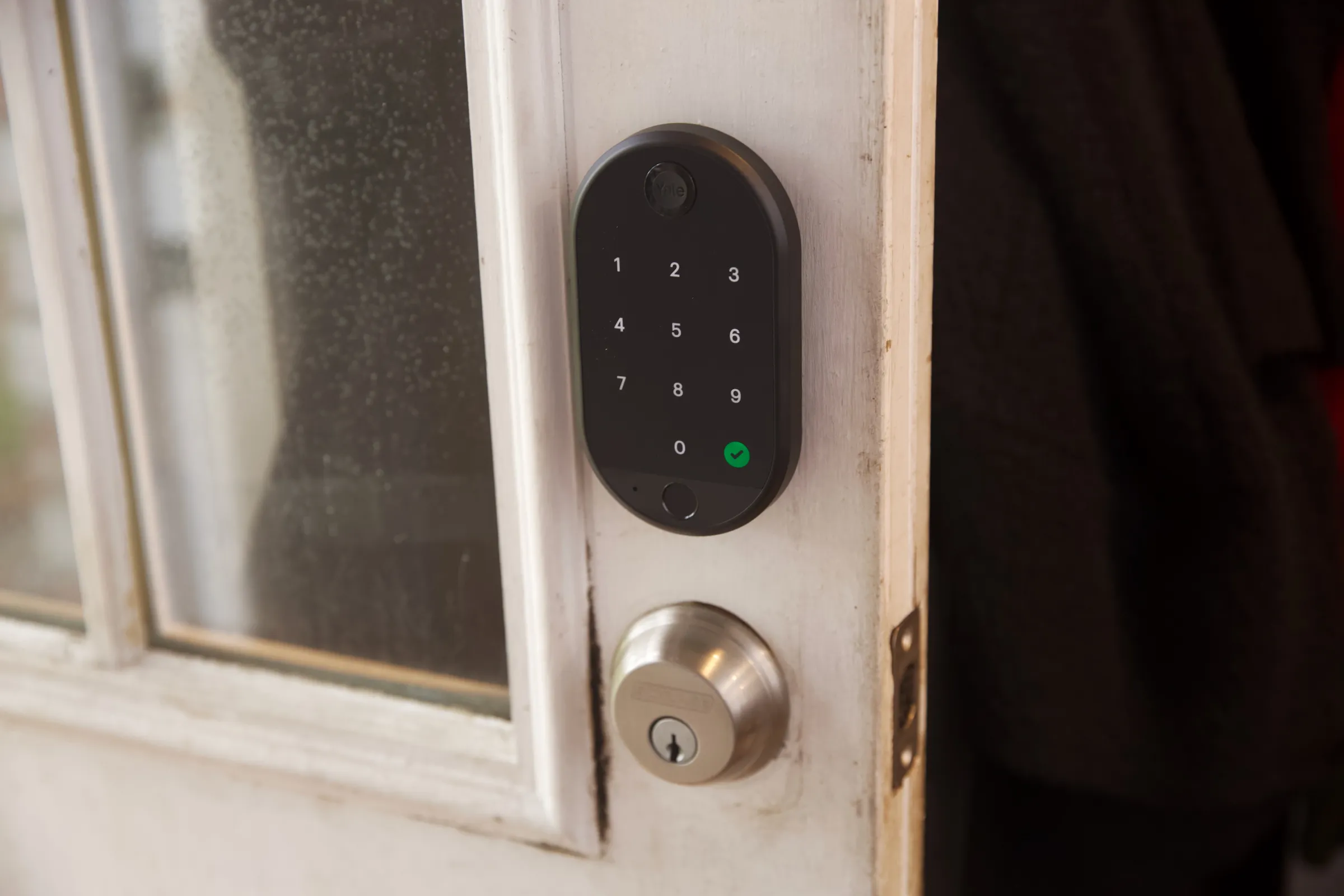 I tested 30 smart locks, and these are the best 11 The Yale Bluetooth keypad with fingerprint access is slim and packed with function, but it’s also very tall and clunky-looking.