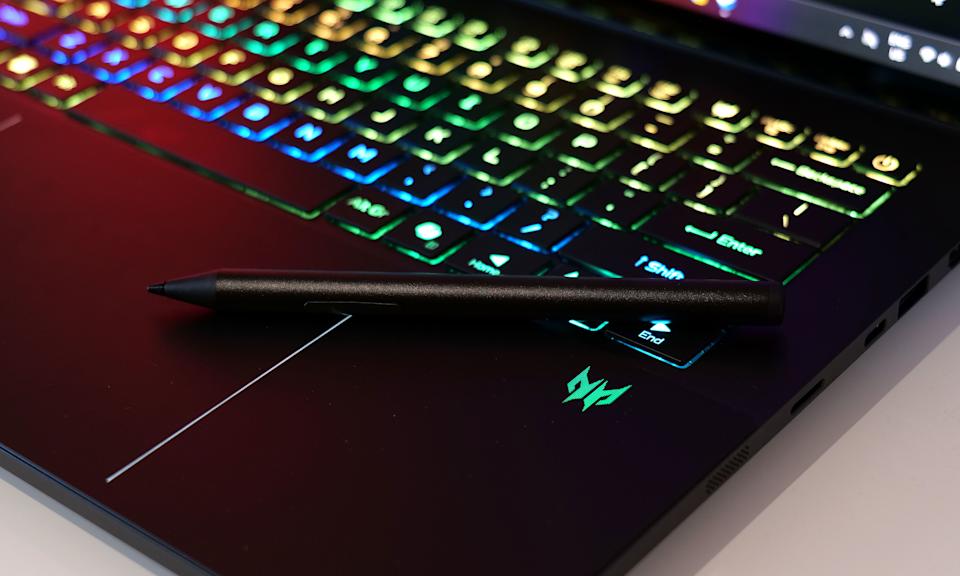 A true ultra-portable gaming laptop 4 Not only does the Predator Triton 14 AI's touchpad feature stylus support, but Acer has included an active stylus in the box, so you won't need to buy one separately.