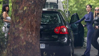 Bianca Sensori steps out in skimpy outfits with her sister and mother in Australia