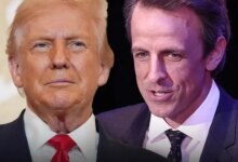Donald Trump suggests that Seth Meyers' jokes about him may be illegal