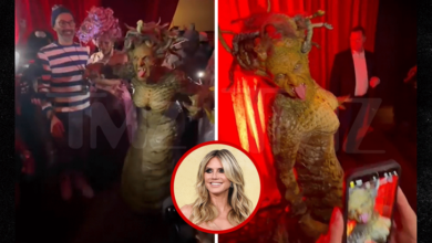 Heidi Klum dresses up as Medusa at the annual Halloween party in New York City 4 Heidi Klum dresses up as Medusa at the annual Halloween party in New York City