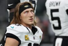 Jaguars QB Trevor Lawrence's wife says he was "very sick" the night before the game