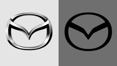 The new Mazda badge is the latest car logo to go flat
