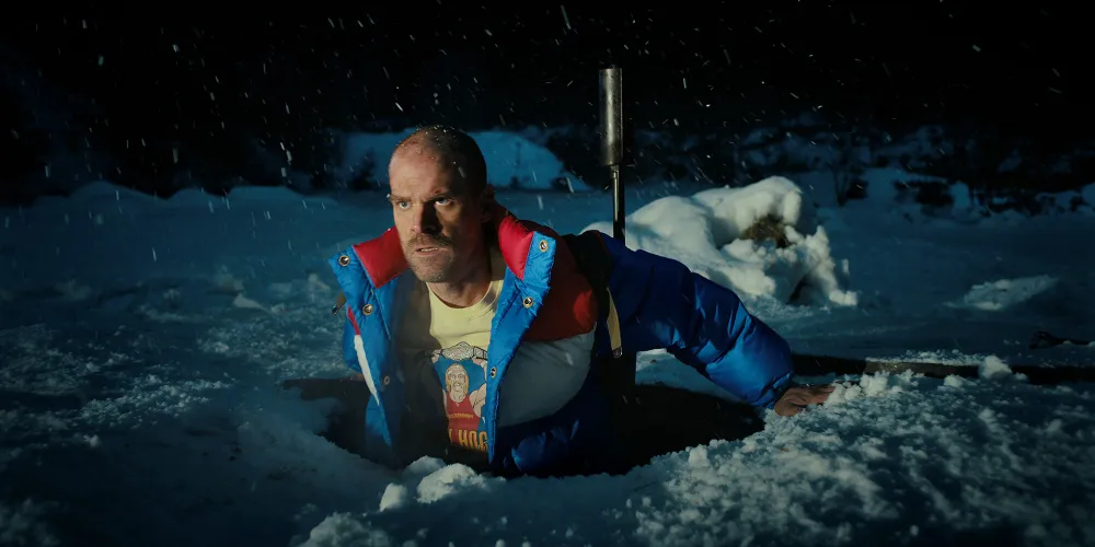 Stranger Things fans noticed David Harbor barely there in a new trailer for Lily Allen's album