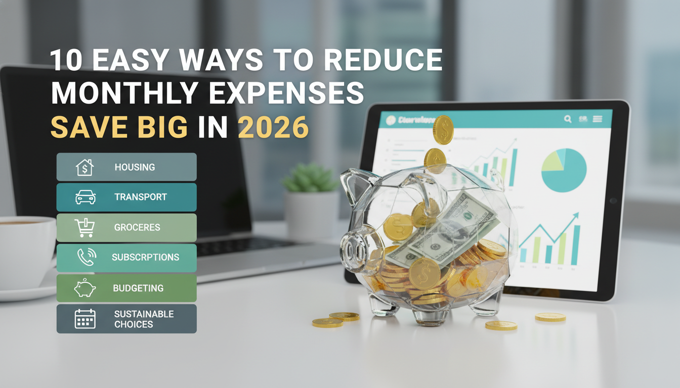 10 Easy Ways to Reduce Monthly Expenses and Save Big in 2026