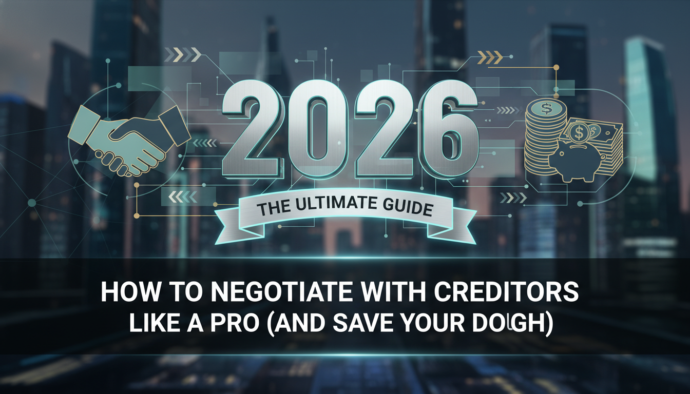 The Ultimate 2026 Guide: How to Negotiate with Creditors Like a Pro (And Save Your Dough)